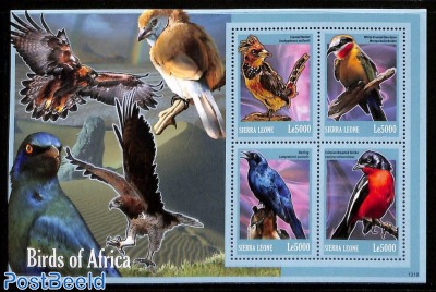 Birds of Africa m/s