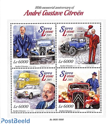 80th memorial anniversary of André Gustave Citroën