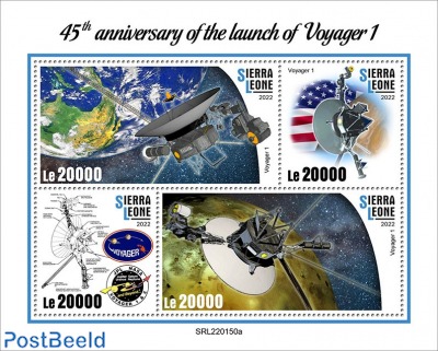 45th anniversary of the launch of Voyager 1