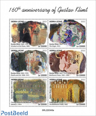 160th anniversary of Gustav Klimt