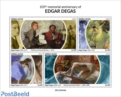 105th memorial anniversary of Edgar Degas