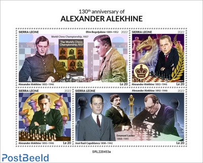 130th anniversary of Alexander Alekhine