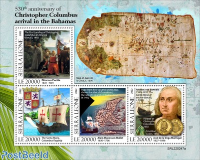 530th anniversary of the arrival of Christopher Columbus in the Bahamas
