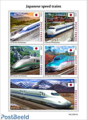 Japanese speed trains