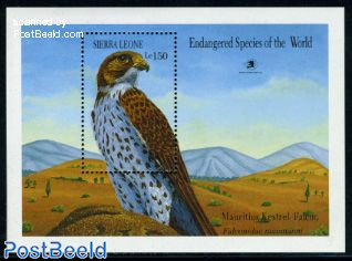 World stamp expo s/s, falcon