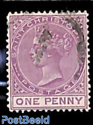 1d, WM CC-Crown, perf. 14, used