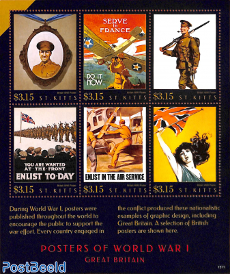 Posters of World War I 6v m/s