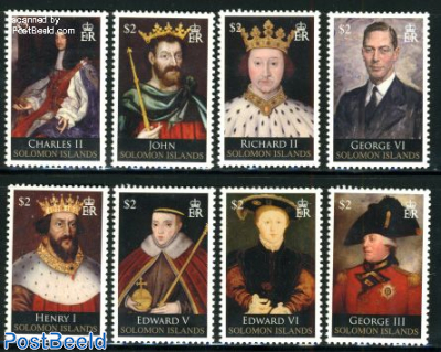 King & Queens of England 8v