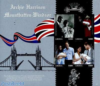 Archie Harrison Mountbatten-Windsor 4v m/s