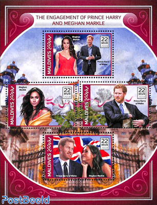 The engagement of Prince Harry and Meghan Markle 4v m/s