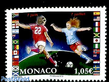 Woman world cup football 1v