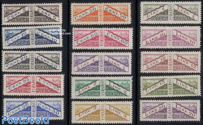 Parcel stamps 15v