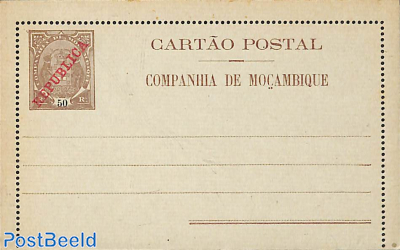 Companhia, letter card 50c