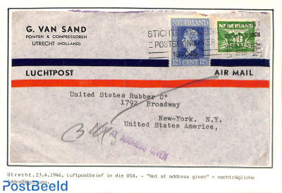Cover to USA, See description at photo
