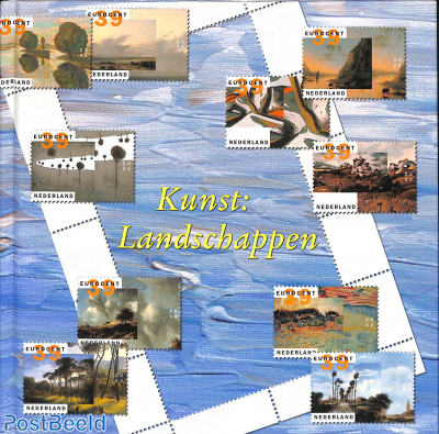 Theme book No. 7 Kunstlandschappen (book with stamps)