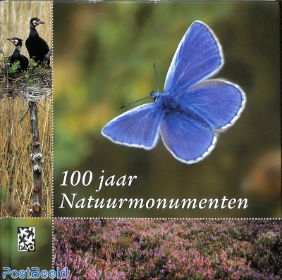 Theme book No. 15, 100 jaar Natuurmonumenten (book with stamps)