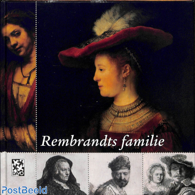 Theme book No. 17, Rembrandts familie (book with stamps)