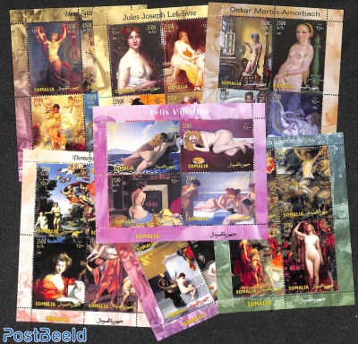 Lot 7 cinderella blocks famous artists and paintings