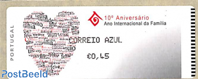 Automat stamp 1v, (face value may vary) Correio Azul