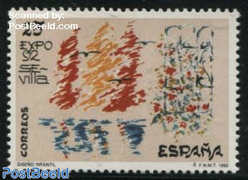 Stamp expo 92 1v
