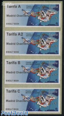 Automat Stamps, Philately 4v s-a