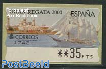 Gran Regatta, Automat stamp (face value may vary)