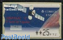 Hispasat, Automat stamp (face value may vary)