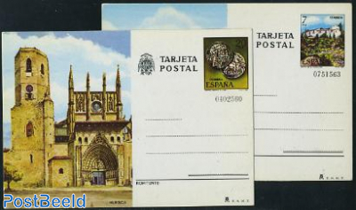 Postcard set, city views (2 cards)