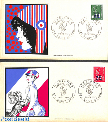 'Art series' First Day Covers (2)