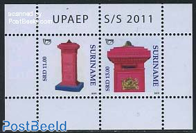 UPAEP, Post boxes s/s