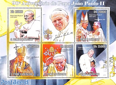 Pope John Paul II 5v m/s