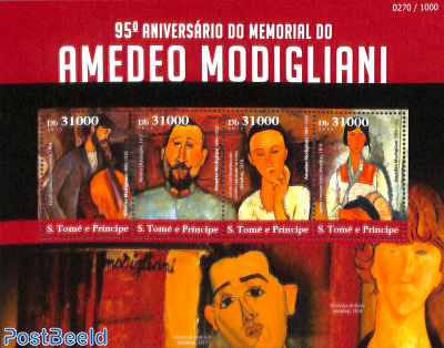 Amedeo Modigliani 4v m/s