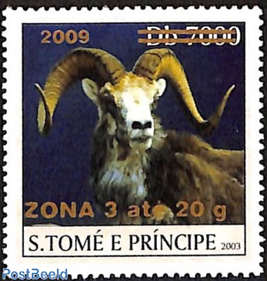 goat, overprint zona 3 gold