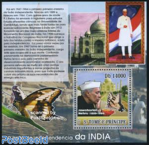 Independence of India, Nehru s/s