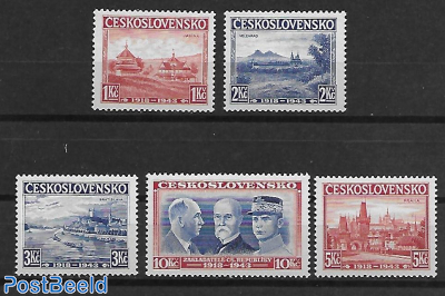 London exhibition 5 stamps from s/s (not valid for postage)
