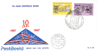 Central bank 2v, FDC without address