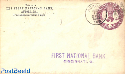 Envelope 2c, First Nat. Bank Aurora
