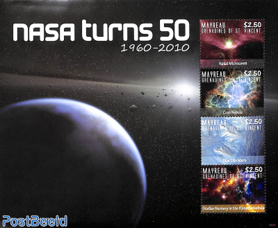 Mayreau, 50 Years NASA 4v m/s