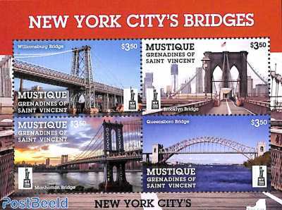 Mustique, New York City Bridges 4v m/s