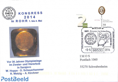Cover with special cancellation Bob Sleigh