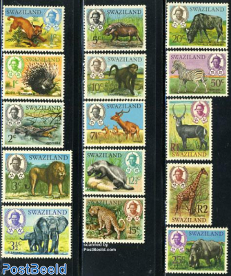 Definitives, animals 15v