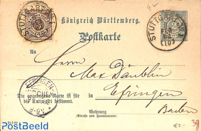 Stamps from Germany, Wurtemberg - PostBeeld - Online Stamp Shop - Collecting