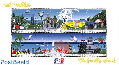 Personal stamps m/s, tourism