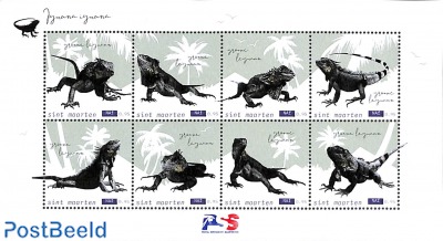 Personal stamps, Iguana m/s