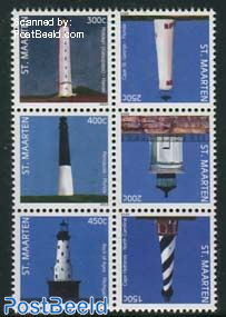 Lighthouses 6v 