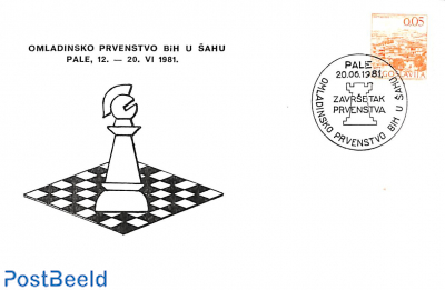 Special card, chess topic