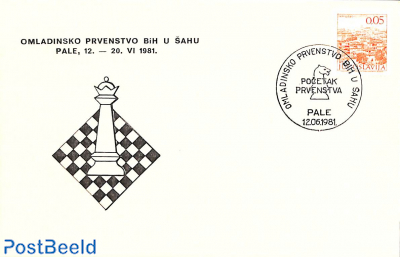 Special card, chess topic