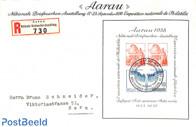 Registered letter with exposition s/s