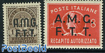 Autorisation stamps 2v