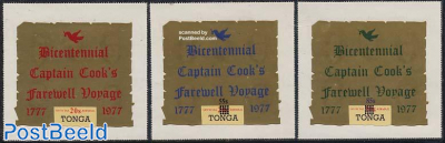 On service, Captain Cook 3v